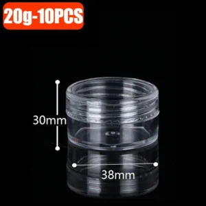 Mini pojemniki podróżne na kosmetyki 3-20 g (zestaw) 20g