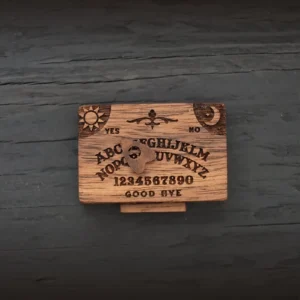 Mini tablica Ouija z szufladą - drewniana ozdoba Jasnoszary