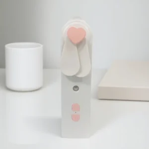Mini wentylator nawilżający 2w1 USB z rozpylaczem wody Różowy
