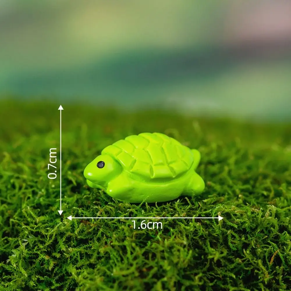 Miniaturowe figurki zwierząt żywiczne — ozdoby do ogrodu i domu Niebieski