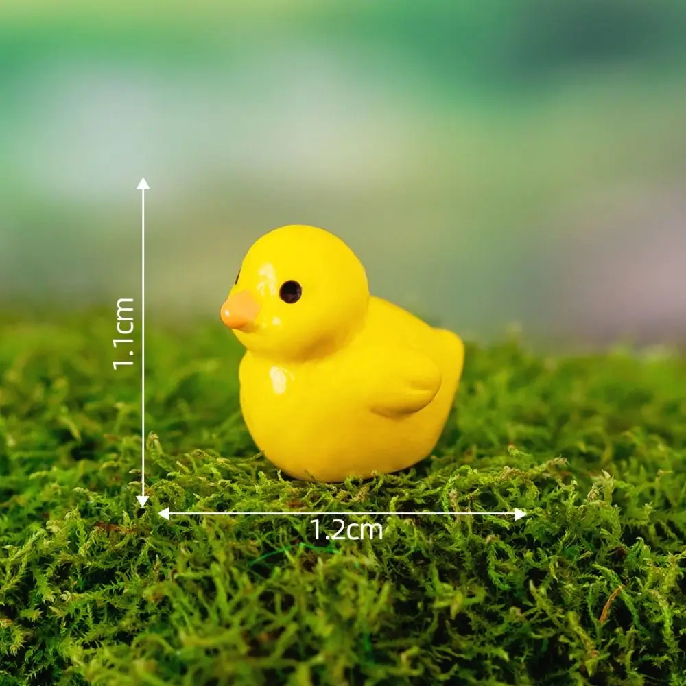 Miniaturowe figurki zwierząt żywiczne — mikro ozdoby do ogrodu i terrarium Zielony