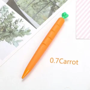 Ołówek automatyczny kukurydza kaktus marchewka 0,5/0,7 mm, bajkowy Biały
