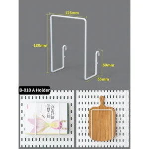 Pegboard na biurko – regulowany regał do przechowywania Kawa