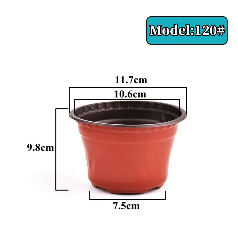Plastikowe doniczki rozsadowe zestaw 10-50 szt. 9-21 cm żółty