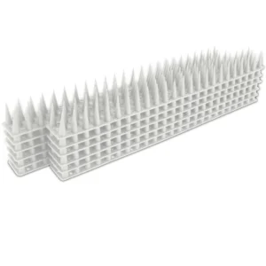 Plastikowe kolce odstraszające ptaki na ogrodzenie 10 szt. Biały