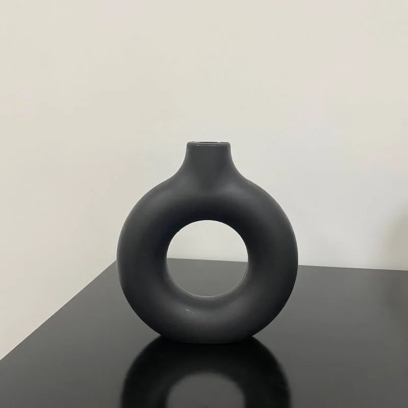Plastikowy wazon w kształcie pączka do dekoracji salonu Fioletowy/фиолетовый