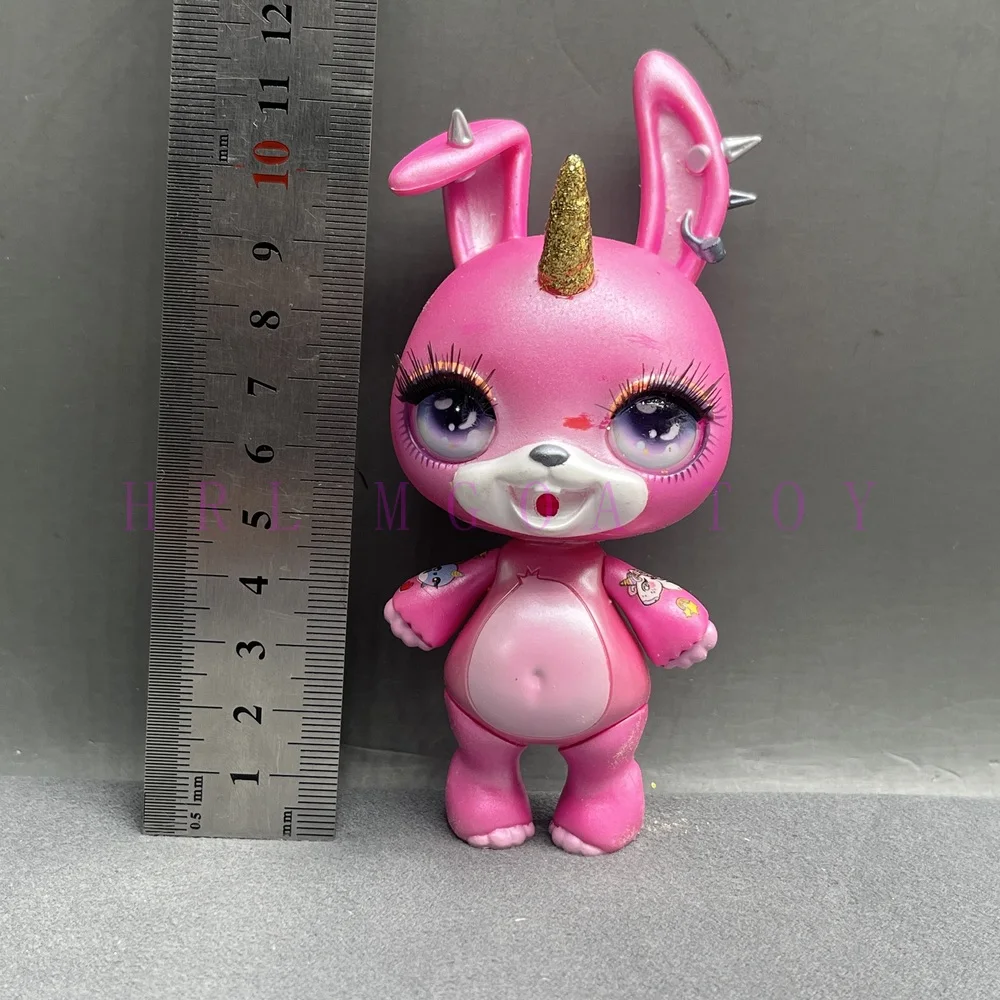 Pluszowy jednorożec ze śluzem squishy zabawka antystresowa Fioletowy