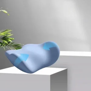 Poduszka lędźwiowa do łóżka i spania — ergonomiczne wsparcie Niebieski