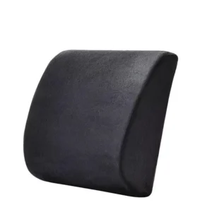 Poduszka lędźwiowa memory foam wolnoopadająca do biurka żółty