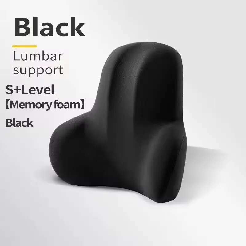 Poduszka lędរwiowa do samochodu memory foam wsparcie plecy Różowy