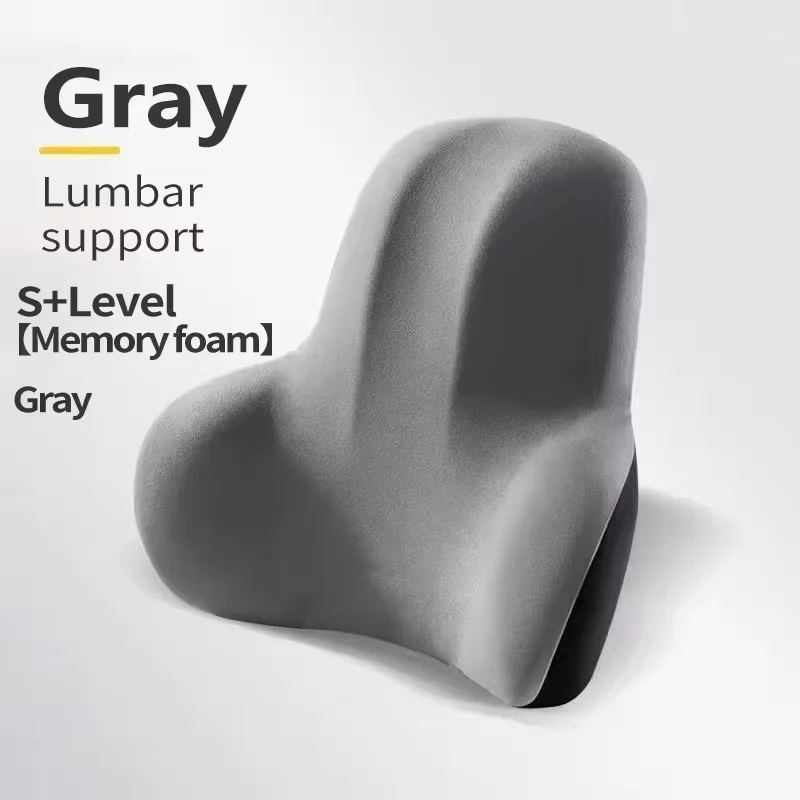 Poduszka lędរwiowa do samochodu memory foam wsparcie plecy Zielony