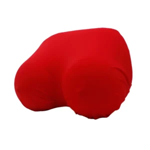 Poduszka pod piersi z pianki memory foam do spania na boku Czerwony