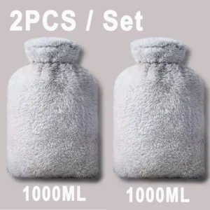 Pojemny termofor 1000 ml z odpinanym wkładem dla kobiet Niebieski
