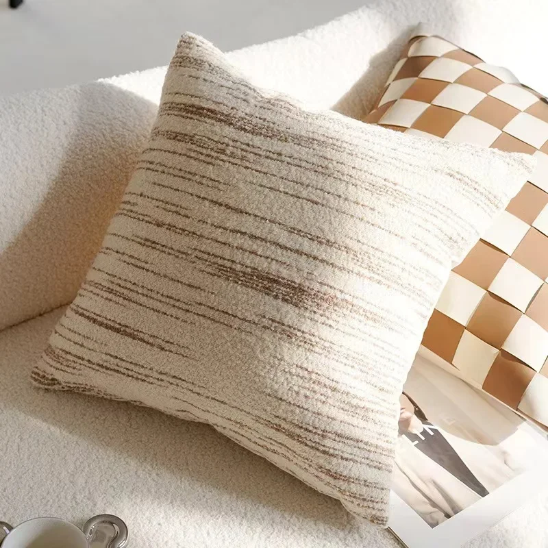 Poszewka na poduszkę boho vintage kremowa do salonu Jasnożółty