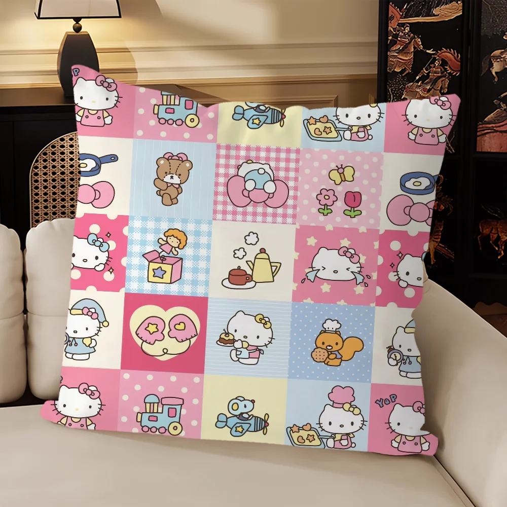Poszewka na poduszkę Hello Kitty kwadratowa Beżowy