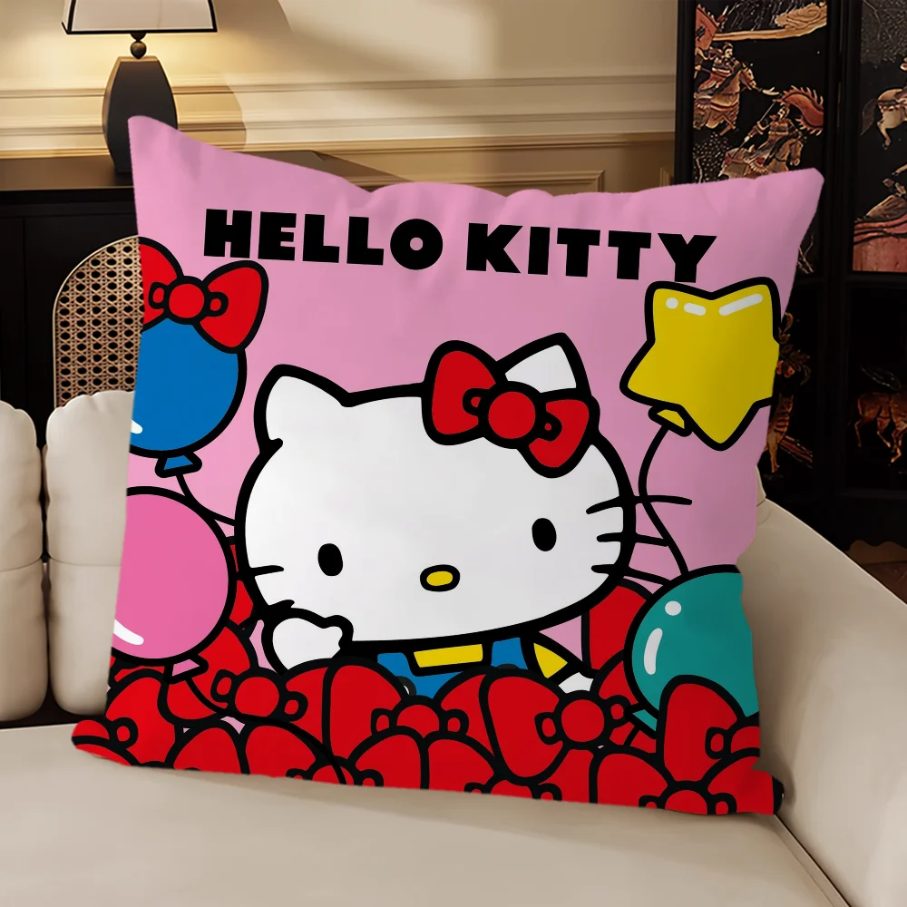 Poszewka na poduszkę Hello Kitty kwadratowa Niebieski