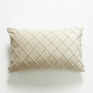 Ręcznie robiona aksamitna poszewka holenderska na talię sofa 30x50 cm Beżowy