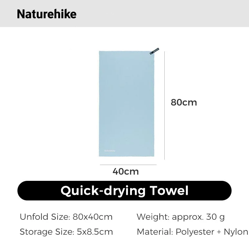 Ręcznik plażowy Naturehike szybkoschnący — ultralekki na outdoor Złoto