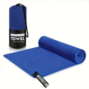 Ręcznik sportowy do pływania siłowni i fitness szybkochłonny Zielony