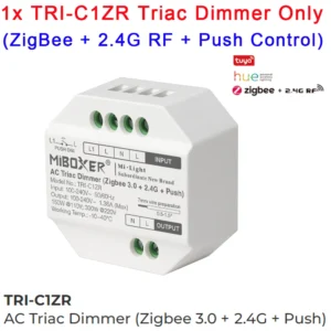 Ściemniacz MiBoxer Triac – sterownik LED WiFi z pilotem Beżowy