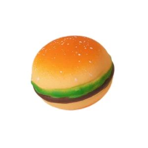 Squishy hamburger realistyczny — miękka zabawka antystresowa slow rising Khaki