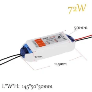 Sterownik taśmy LED 12V – transformator do listew 5050 5630 Brązowy