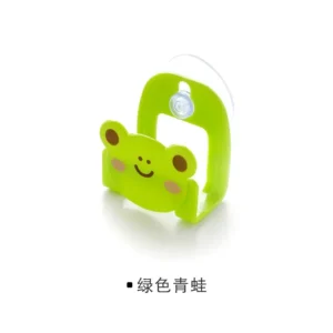 Stojak na gąbkę i ścierkę - organizer kuchenny w kształcie kota Jasnożółty
