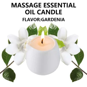 Świeca do masażu z olejkiem aromaterapeutycznym, 1 szt. Gardenia