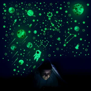 Świecące naklejki gwiazdy planety 849 szt. — glow in the dark 