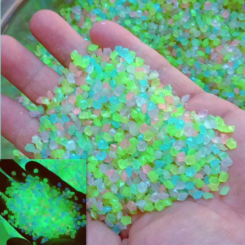 Świecący żwir ogrodowy fluorescencyjny 5000 szt. Róża
