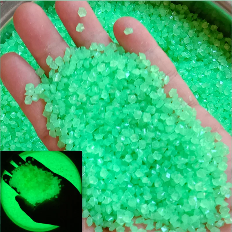 Świecący żwir ogrodowy fluorescencyjny 5000 szt. Złoto