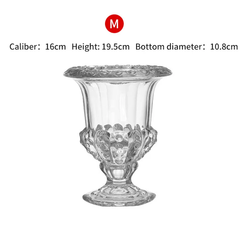 Szklany wazon cylinder do kwiatów – elegancka dekoracja stołu i komody żółty
