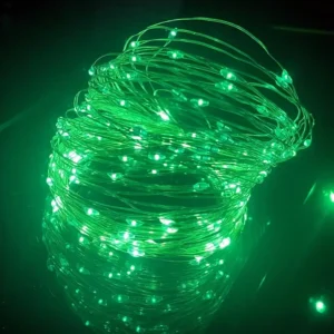 Taśma LED z pilotem USB – kolorowa girlanda z 8 funkcjami świecenia Zielony