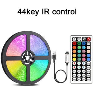 Taśma LED RGB z pilotem 44-klawiszowym — podświetlenie TV i pokoju Emitujący kolor 2