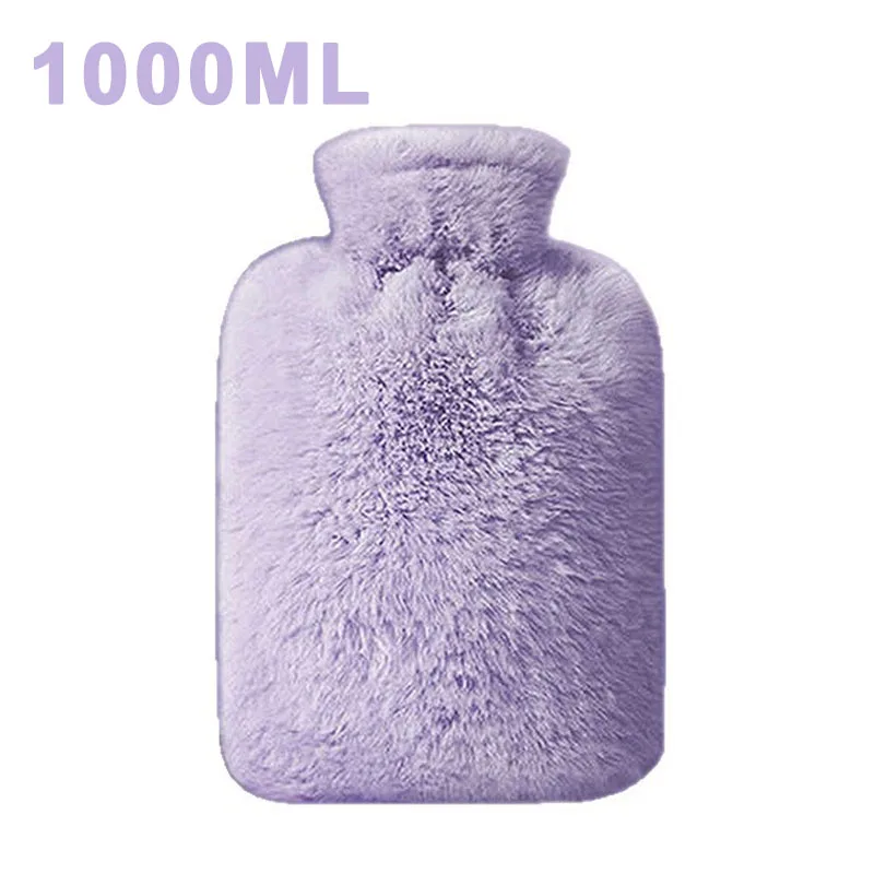 Termofor 1000 ml z pranym pokrowcem materiałowym Biały