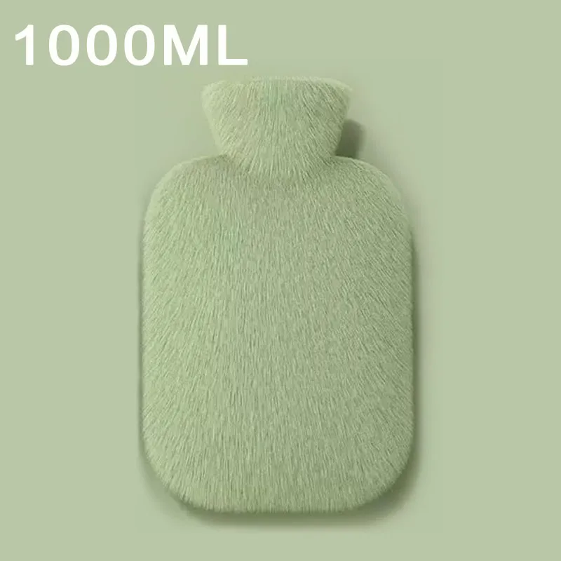 Termofor 1000 ml z pranym pokrowcem materiałowym żółty