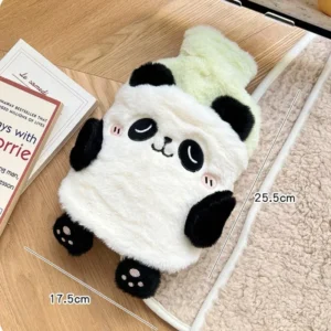 Termofor kawaii na brzuch ręce i stopy Czarny