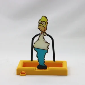 Zabawny uchwyt na gąbkę do zlewu Homer Simpson żółty