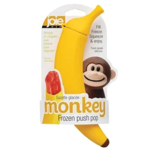 Wieszak na banany z miską na owoce Monkey Pomarańczowy