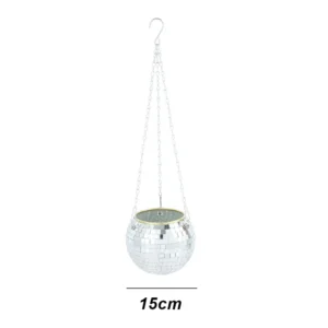 Wiszące doniczki disco ball do roślin wewnętrznych Niebieski