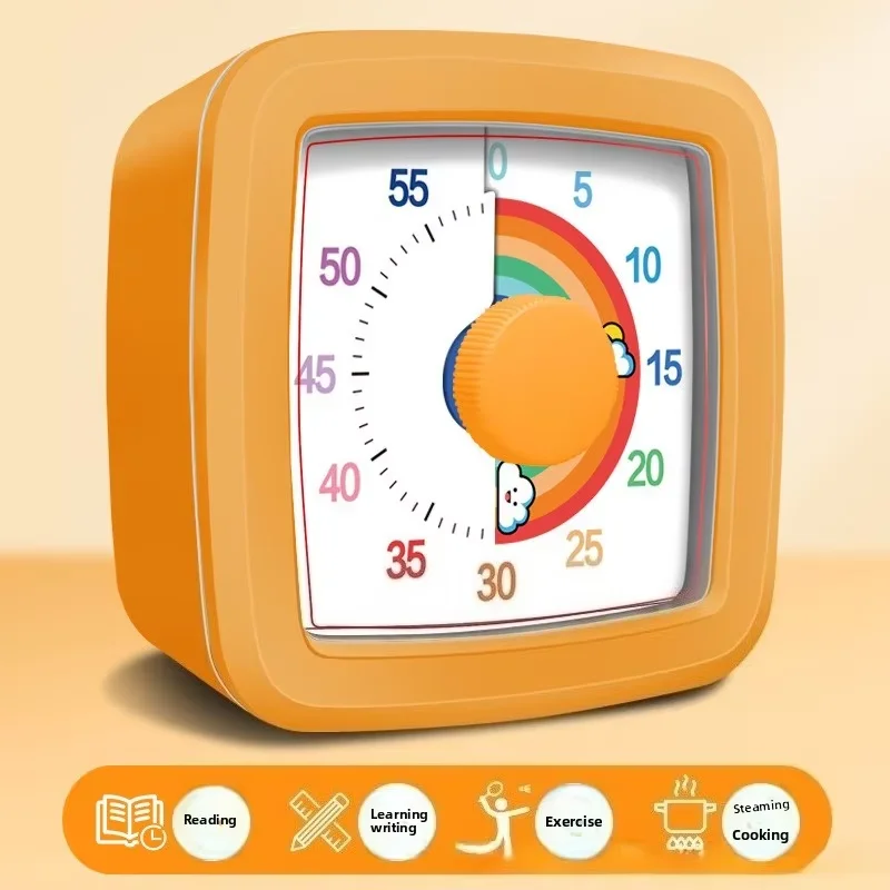 Wizualny timer dla dzieci z lampką nocną Zielony