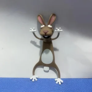 Zakładka 3D do książki Zabawny kot, PVC Czerwony
