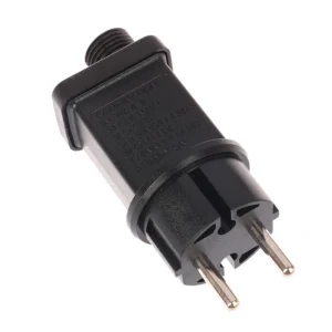 Zasilacz LED 6W IP44 z wtyczką EU i przełącznikiem Jasnoszary