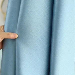 Zasłony zaciemniające 300 cm do salonu z izolacją termiczną — hotelowy styl Niebieski