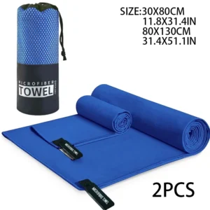 Zestaw 2 ręczników sportowych fitness kąpielowy z mikrofibry 31 #